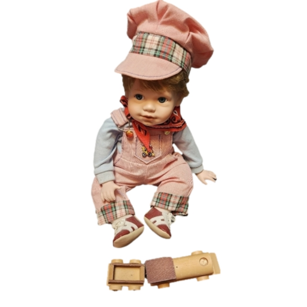 Danbury Mint Conductor Jimmy Porcelain Doll Train